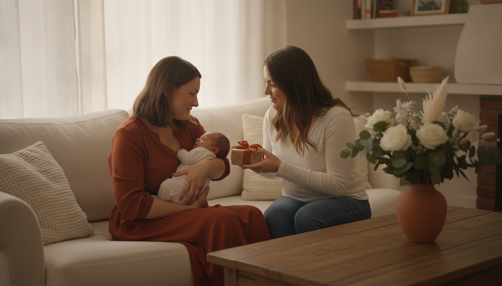 Geschenk-Moment: Geschenke zur Geburt für die Mama