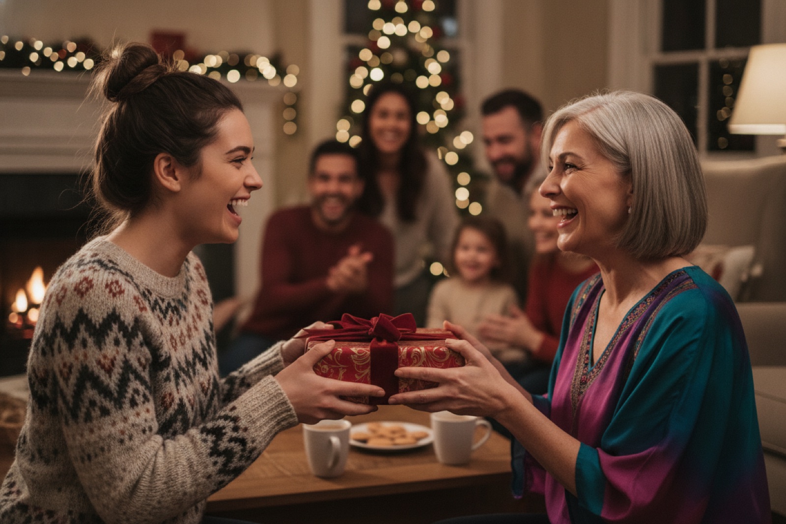Geschenk-Moment: Tante